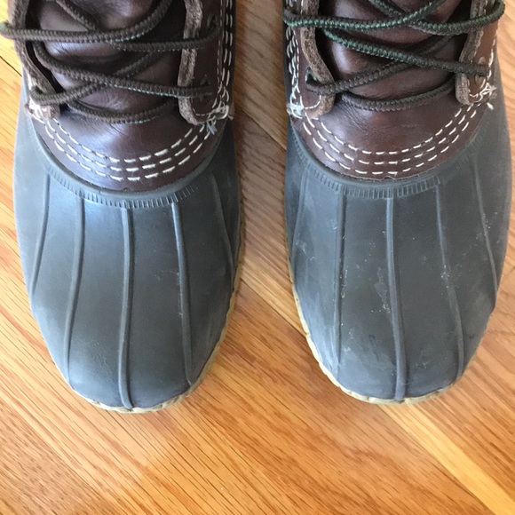LL Bean dark brown duck/bean boots - Picture 8 of 10